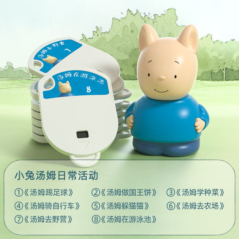 織夢(mèng)月球【一代故事機專(zhuān)屬】織夢(mèng)月球兒童投影故事機擴展包佩奇小兔湯姆 小兔湯姆系列-日?；顒?dòng)