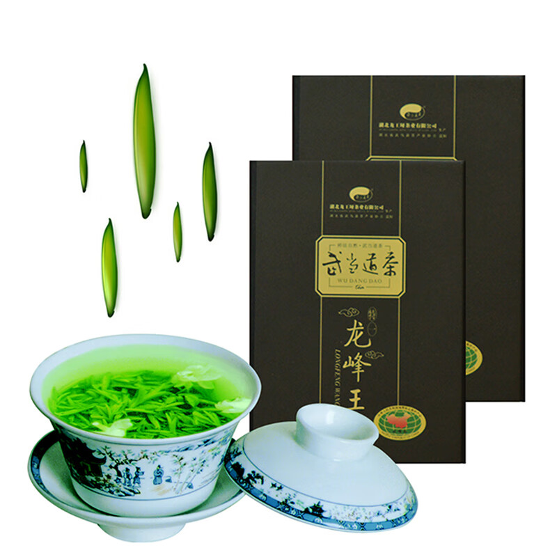 龙王垭(loongkingvalley)高山绿茶2023年明前茶叶箭茶200g礼盒装龙