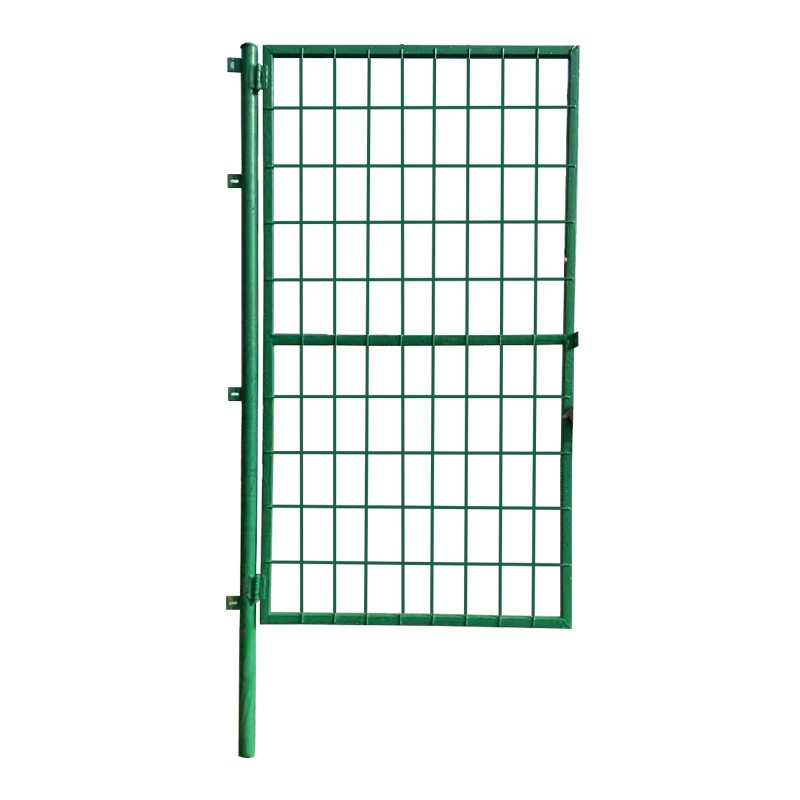 林泽轩高速公路隔离网铁丝网围栏双边丝护栏网框架防护网钢丝网片养殖网单开门1.8米高1米宽（预埋柱）