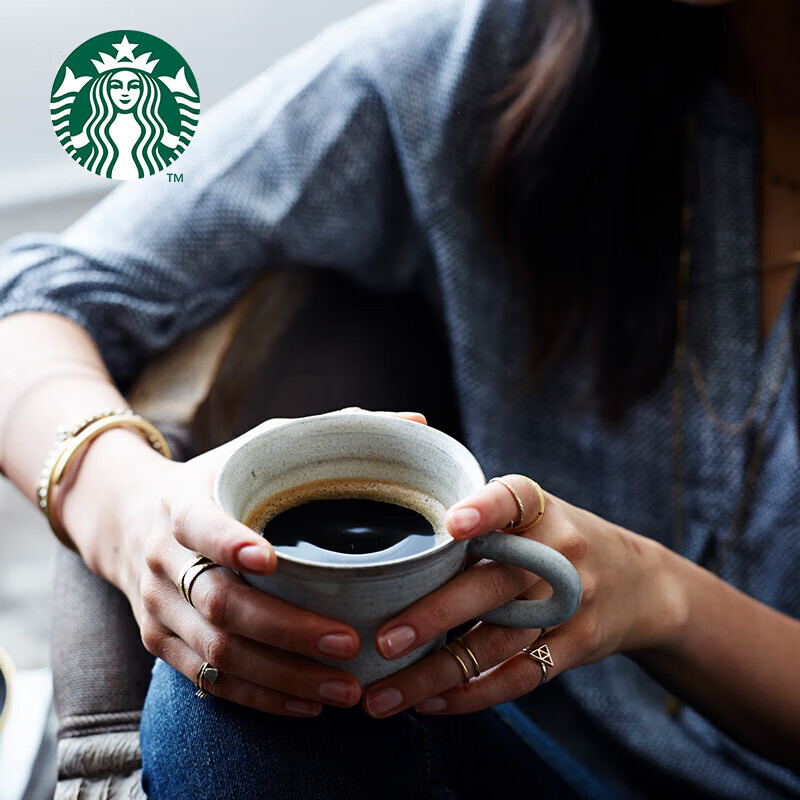 星巴克(starbucks) 【罐装更划算】进口黑咖啡0蔗糖低脂经典美式特选