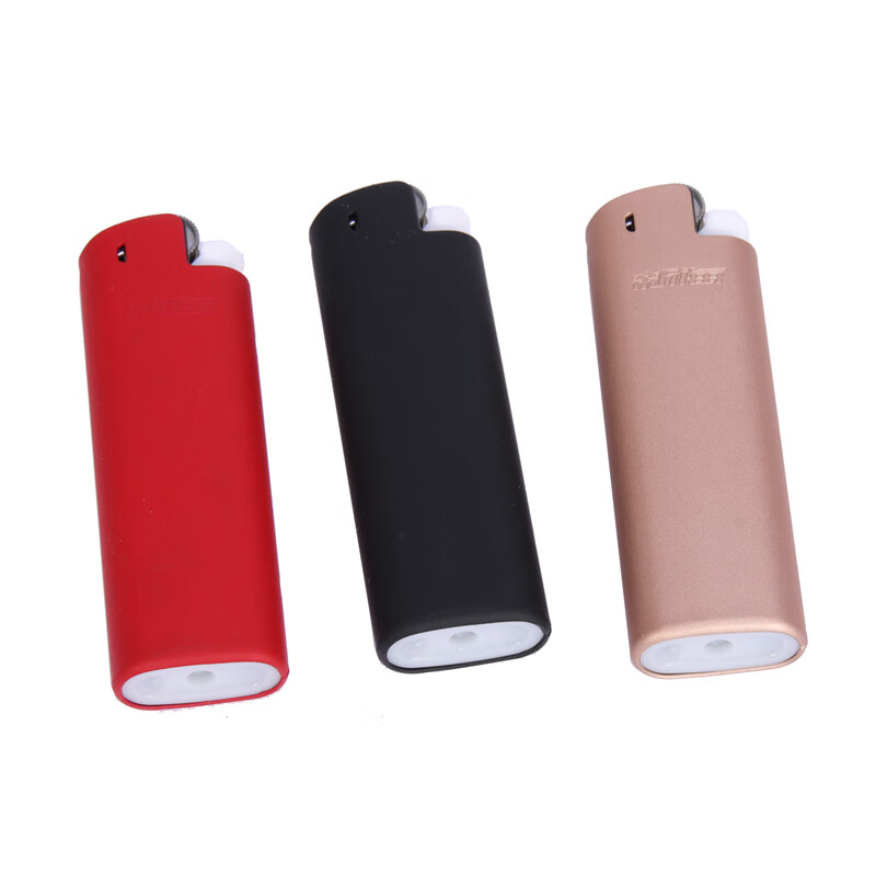 乐草明火复古一次性防爆砂轮打火机老式火石金属铁壳橡皮磨砂25只 3只