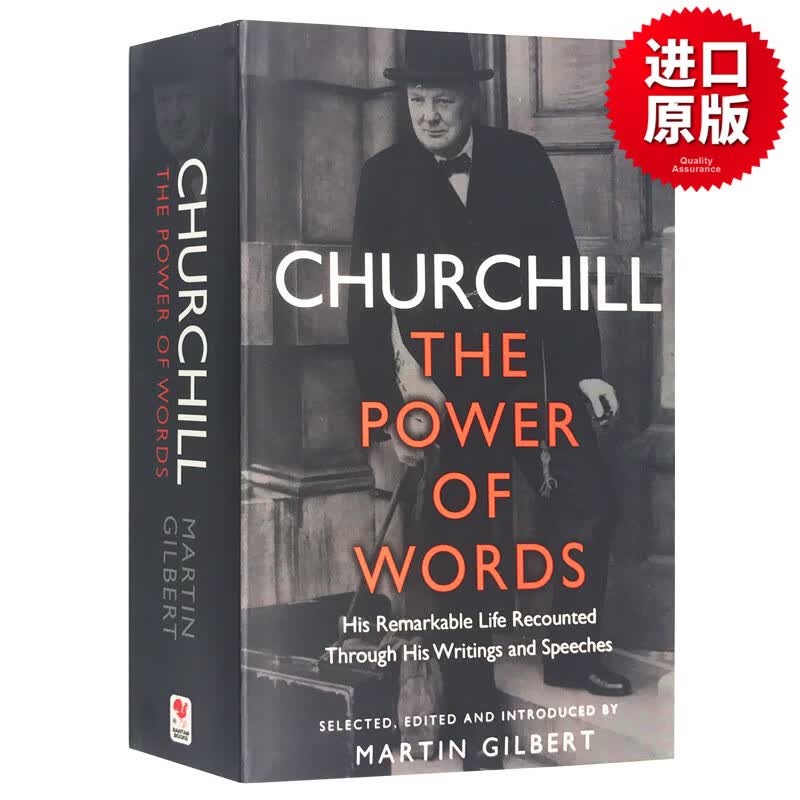 丘吉尔 语言的力量 Churchill The Power of Words 英文原版人物传记 英国前首相丘吉尔 丘吉尔传记 马丁吉尔伯特 英文版进口书籍