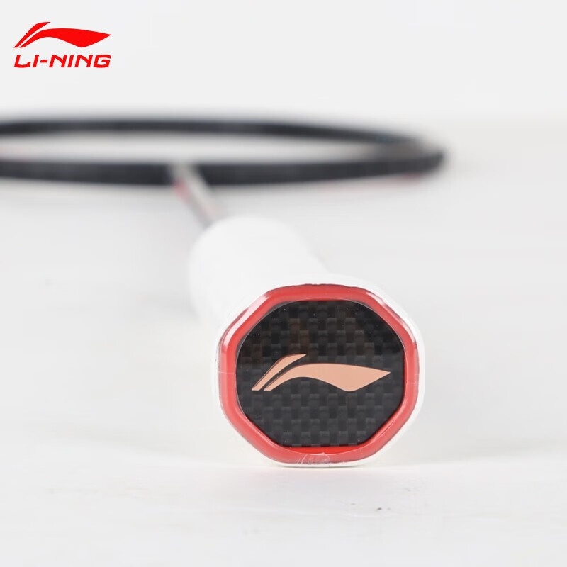 李宁（LI-NING）羽毛球拍雷霆80light 谌龙同款全碳纤维专业进攻控制大赛球拍单拍 雷霆80 黑金4Ug5 送定制穿线+手胶
