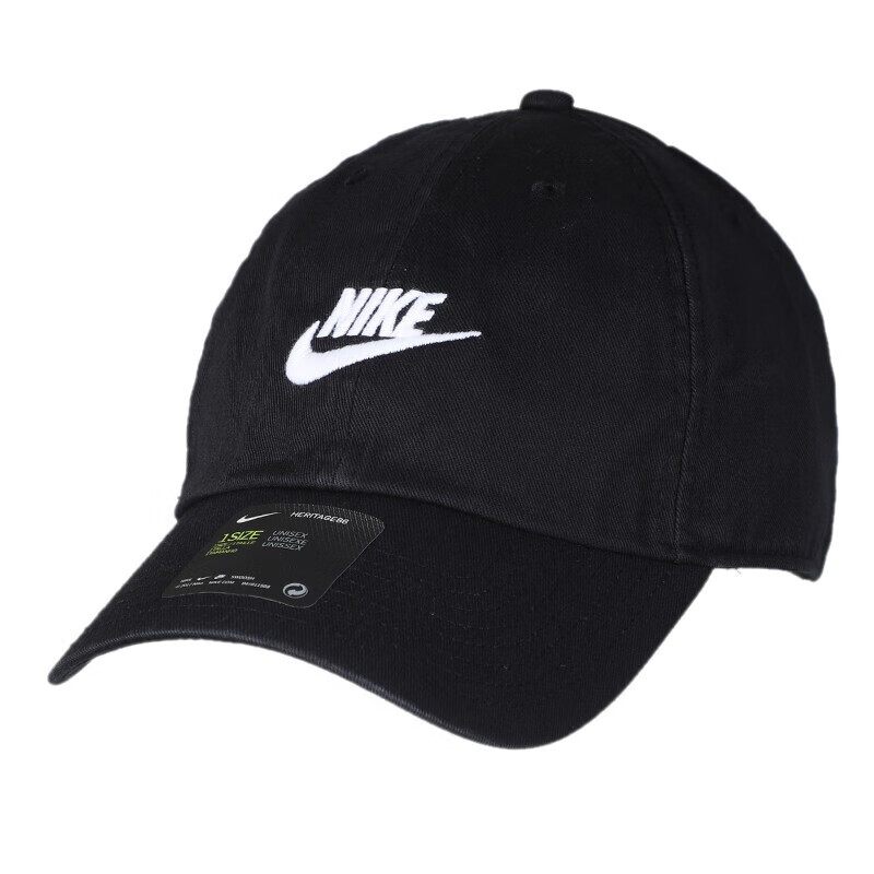 耐克 NIKE 中性 帽子 U NSW H86 FUTURA WASH CAP 运动配饰 913011-010 黑色 MISC码