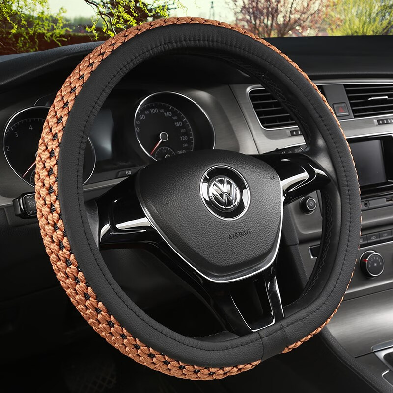 汽车方向盘套冰丝车把套东南dx3 dx7 dx5 v5菱致v3菱悦四季通用软 