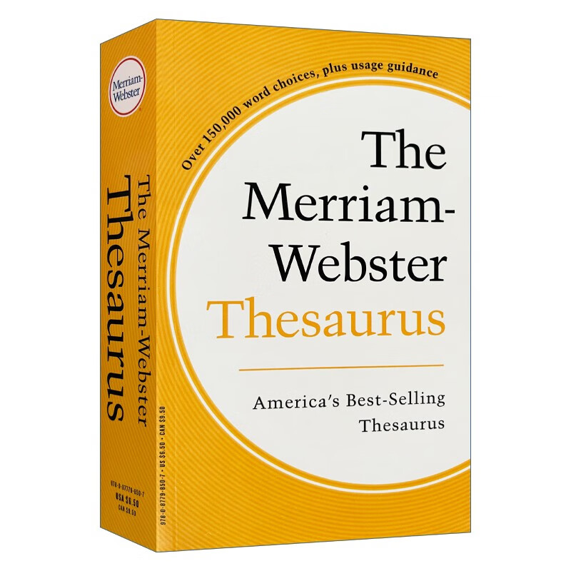 韦氏英语同义词词典 The Merriam Webster Thesaurus 英文原版麦林韦氏同义词辞典工具书 英英词典 韦氏英语同义词字典 英文版