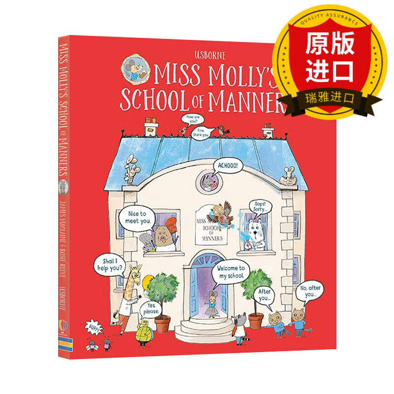 英文原版 莫莉老师的学校礼仪 精装 miss mollys school of manners