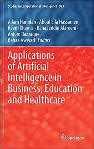 预订Applications of Artificial Intelligence in Busin