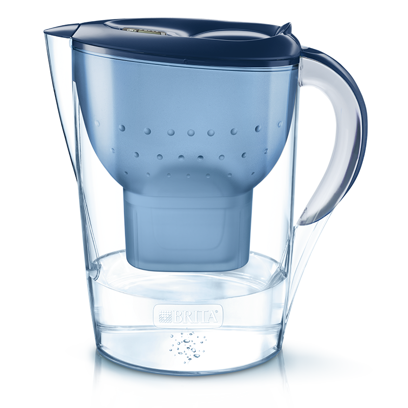 碧然德（BRITA）过滤净水器 家用滤水壶 净水壶 海洋系列 3.5L(蓝色）+去水垢专家版滤芯11枚 环保加固包装