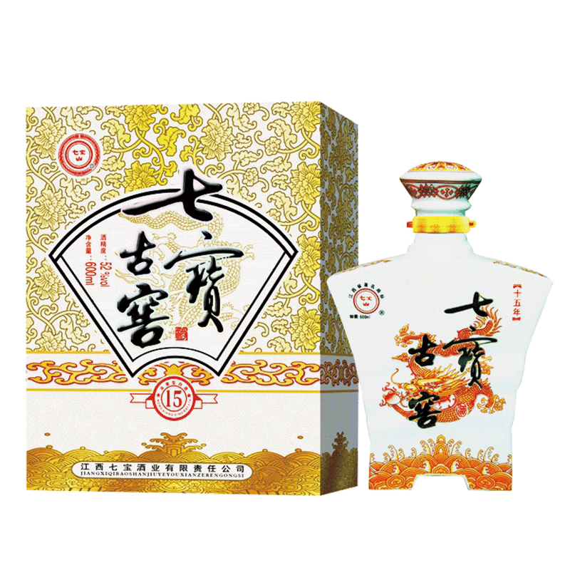 七宝古窖52度七宝古窖十五年 52%vol 600ml 1盒 52%vol