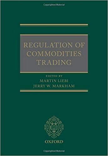预订regulation of commodities trading
