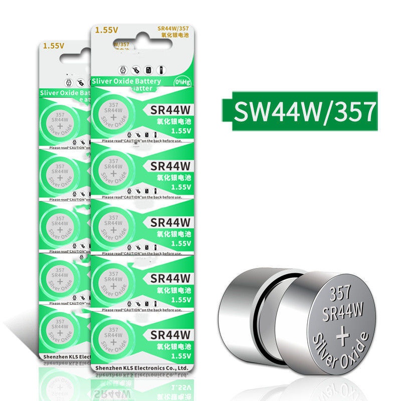 挚赫格氧化银纽扣电池sr44w游标卡尺357/ag13/lr44玩具1.