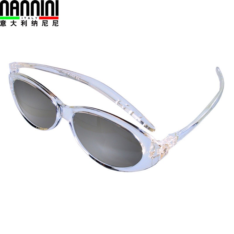 (nannini) 意大利原装进口太阳镜男女折叠墨镜圆脸司机驾驶镜 s202