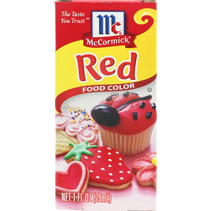 味好美美国进口食用色素烘焙原料红黄蓝绿紫mc cormick food color