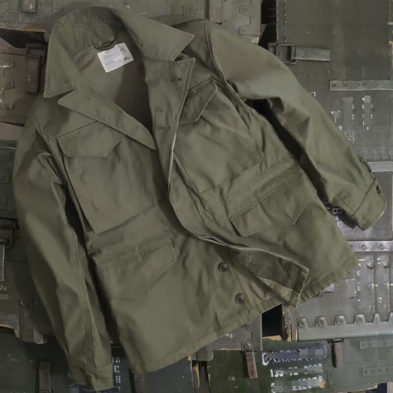 户外m43战地风衣美式勤务修身战术服m43二战风衣春秋工装夹克防刮外套