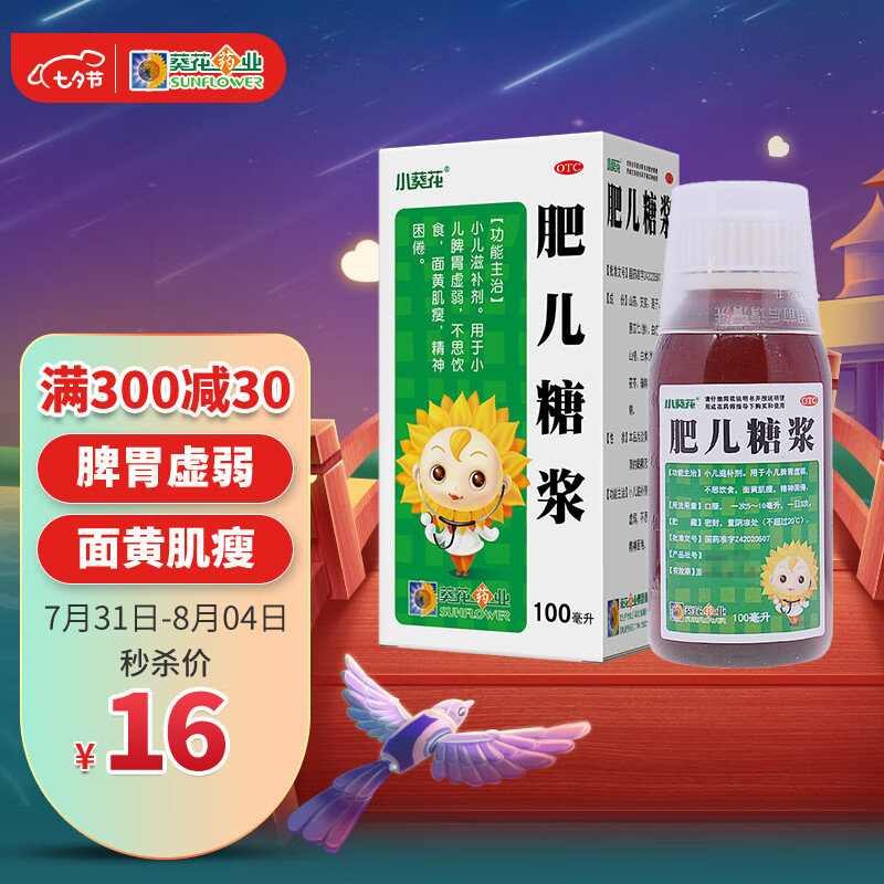 小葵花儿科专科用药:价格历史、销量趋势分析