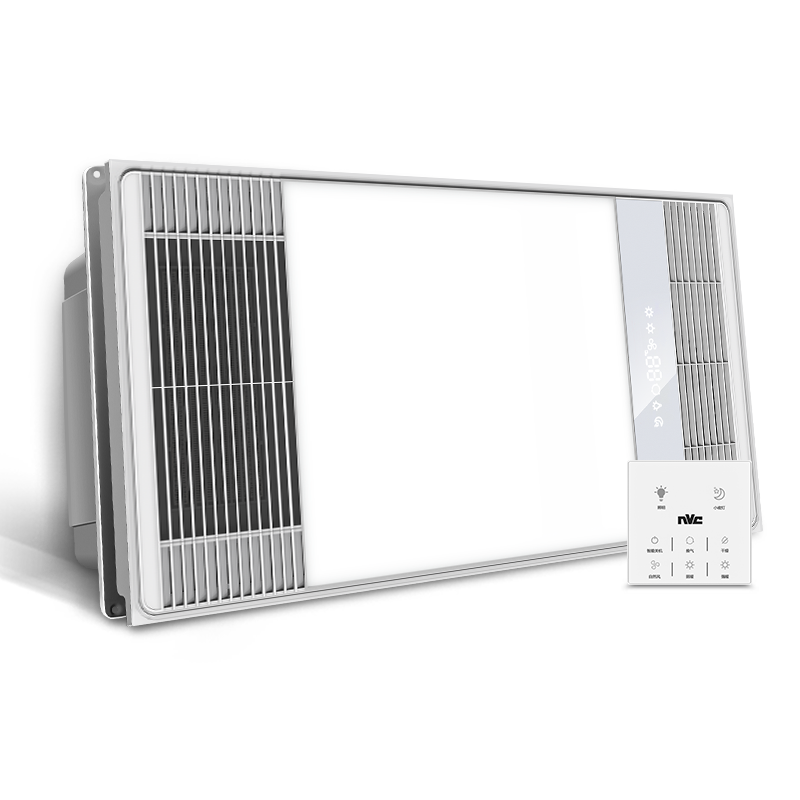 雷士（NVC）多功能风暖浴霸 静音双电机八合一智能轻暖风机 负离子 卫生间浴室取暖器E-JC-60BLHF 100-1