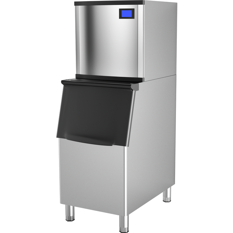 猛世（Mengshi）制冰机商用方冰中大型大容量全自动水吧台冰块机酒吧KTV会所制冰机奶茶店设备全套 310KG/234冰格(可上门安装) 水冷