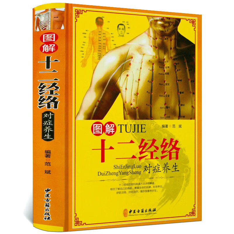 图解 十二经络书 十二经络走向图十二经络讲解人体12条经络图人体十二