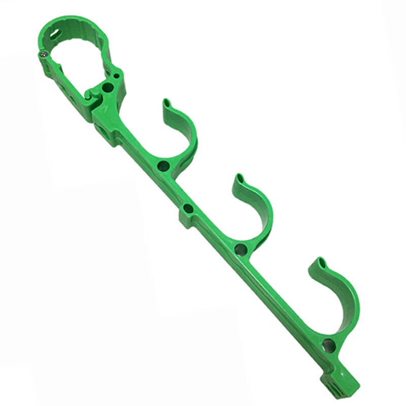 安及力scqp-电缆挂钩s线缆塑料绝缘隧道铁路工地用安全隔离钩 绿色2个