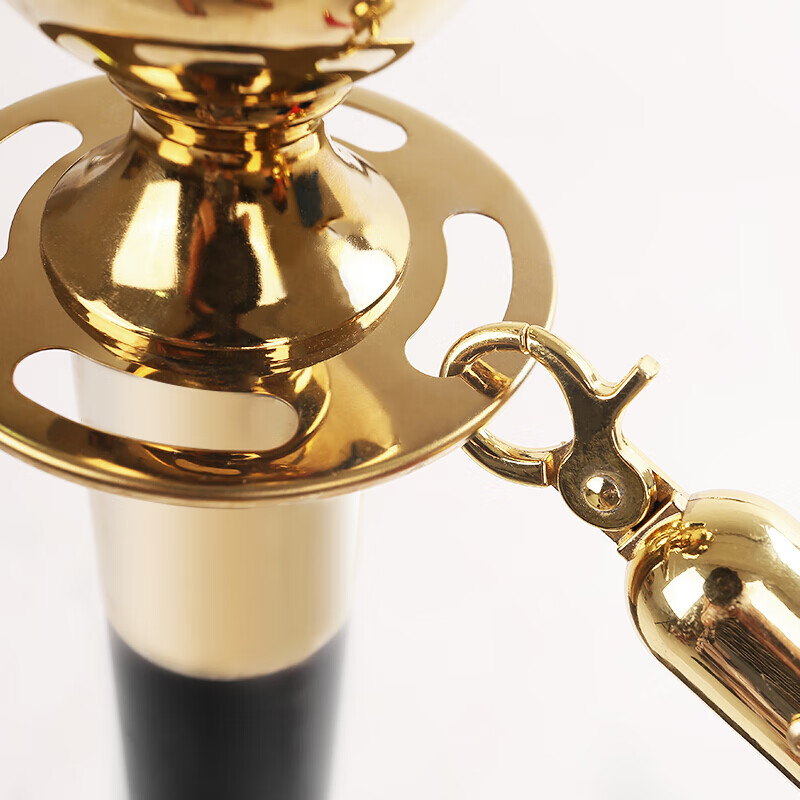 伏兴 酒店礼宾杆迎宾柱 挂绳围栏一米线栏杆排队安全护栏 (单根不含绳