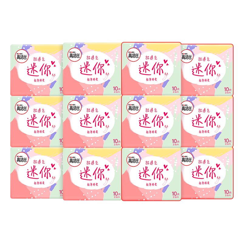 �߽�˿��Kotex�� ������ ��ѡ��ˬ���޼����������240mmҹ���������װ ��Ů��190mm8Ƭ*6��