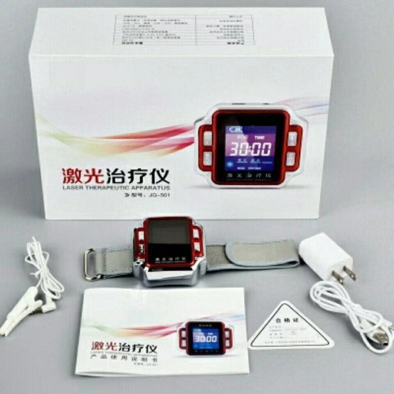 格瑞特斯三高半导体激光治疗仪手腕表家用降高血糖血脂血压理疗仪