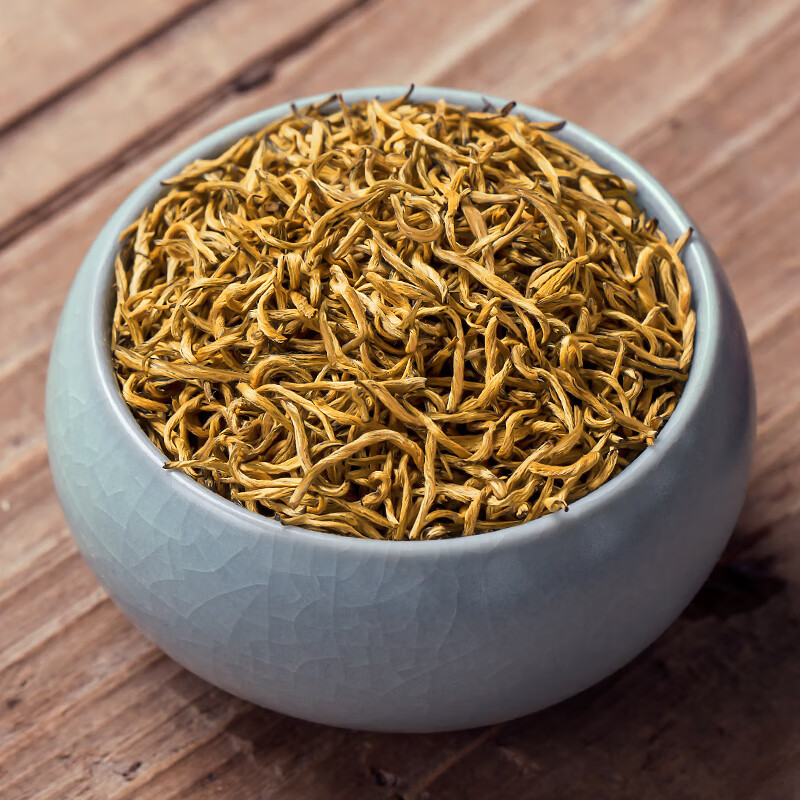 皇茅2023新茶黄芽金骏眉红茶茶叶浓香型金俊眉500g罐装 500g