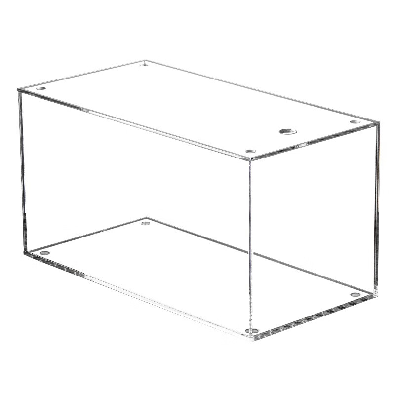 家の物语（KATEI STORY）日本亚克力家用dvd碟片cd盒子光盘收纳盒箱塑料专辑游戏碟储存架 高透明CD收纳盒带盖*2个装