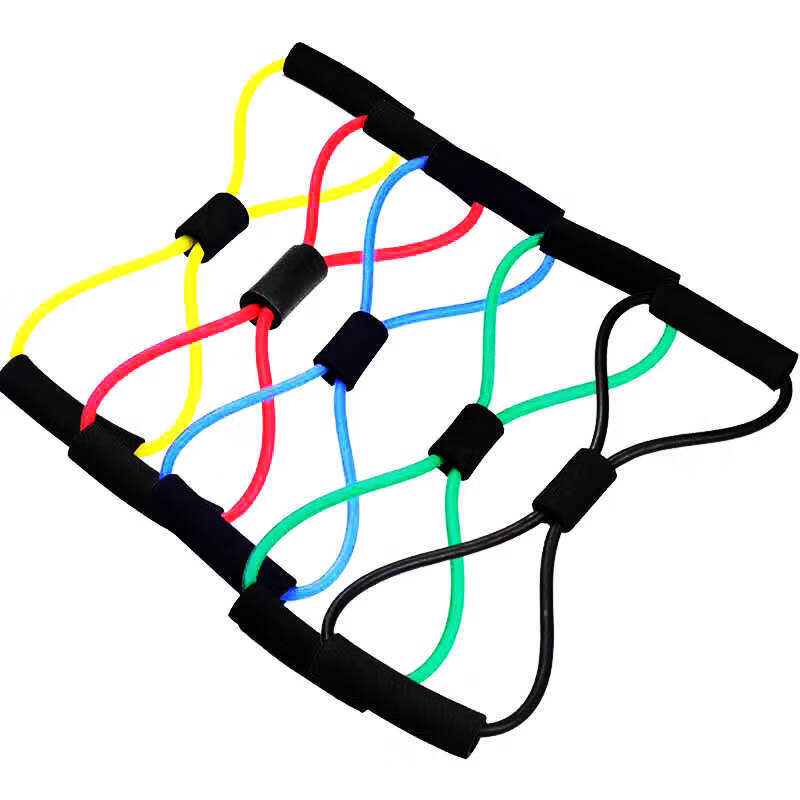 祥欣淇 8字拉力绳 八字拉力器扩胸塑胸器瑜伽橡皮筋 弹力伸展带健身