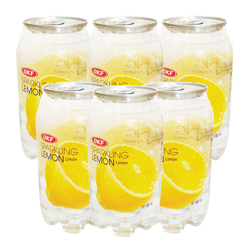 okf south korea lemonade sparkling water 350ml 6 bottles