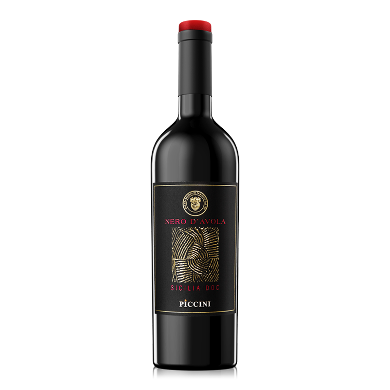 【PICCINI】意大利原瓶原装进口红酒 彼奇尼黑达沃拉黑珍珠红葡萄酒 750ml*1瓶