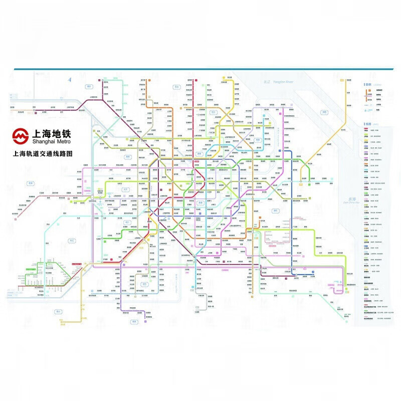 2021版北京地铁换乘线路图海报轨道上海交通出行图挂图规划图定制四季