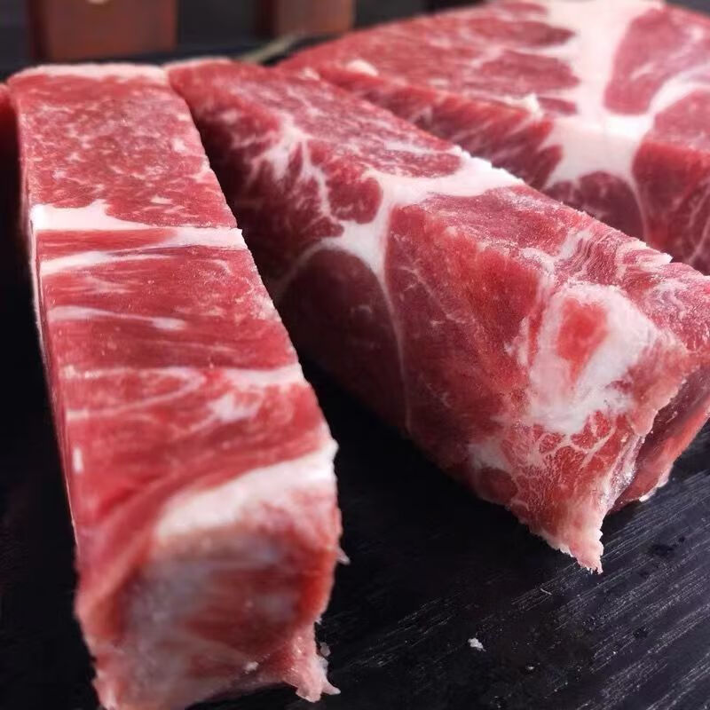 牛上脑新鲜现杀大块原切牛肉正宗黄牛肉火锅食材批发 头号食客 五斤