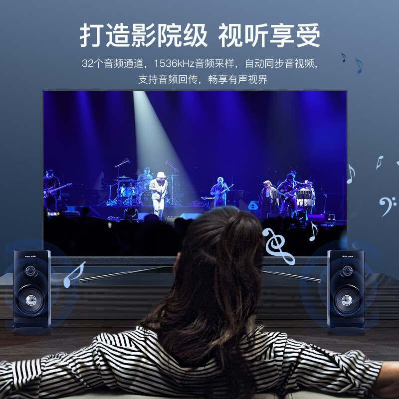 秋叶原（CHOSEAL）工程HDMI线2.0版音视频高清线4K/60Hz电视电脑投影仪机顶盒连接线 1-5米耐磨编织线身企鹅扣QS8133 2米