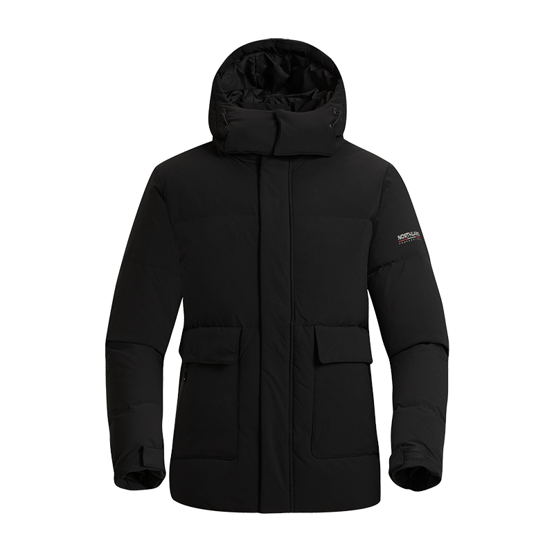 诺诗兰男女羽绒服21年秋冬新款户外防泼水防风保暖高蓬聚热情侣款鹅绒