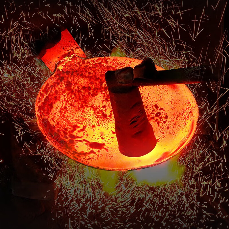 妙乐熊章丘正宗炒菜锅传统铁锅老式家用纯手工锻打无涂层不粘锅 38CM升级老师傅锻打[＋礼]