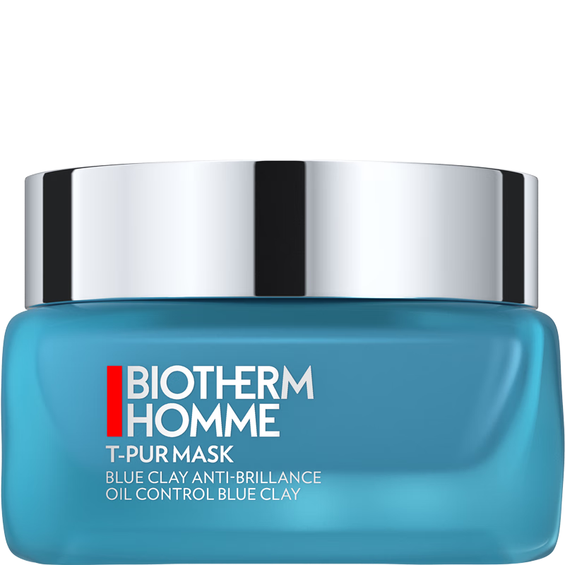 法国碧欧泉（BIOTHERM）男士清爽净油清洁面膜 50ml（清洁 细致毛孔）七夕情人节礼物送男友