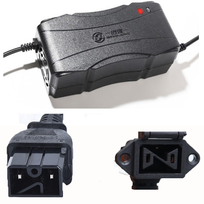 倍强(beiqiang)适用于绿能电动车充电器新国标n型接口 铅酸电池 60v20