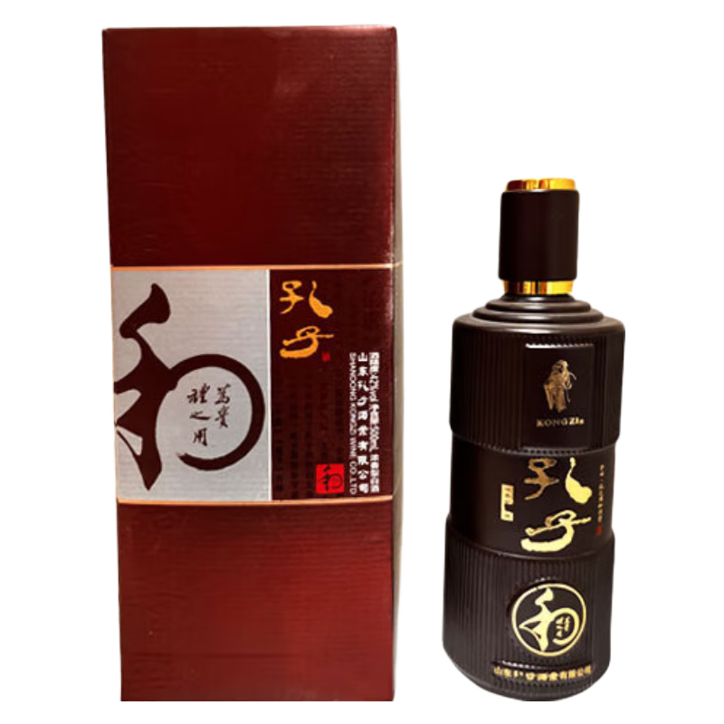 kongzi孔子酒和为贵浓芝兼香型42度白酒 500ml单瓶 42度
