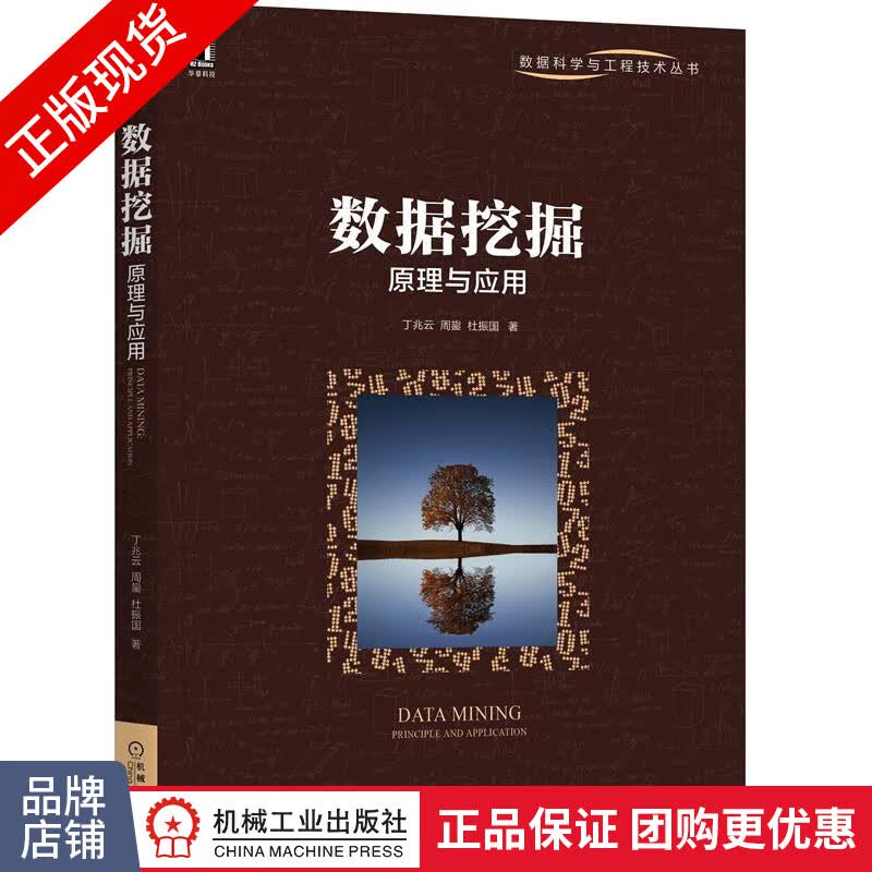 正版 数据挖掘:原理与应用 丁兆云 周鋆 杜振国|8085010
