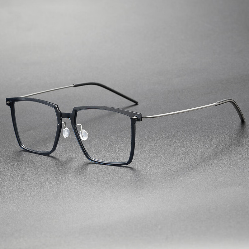 lindberg林德伯格镜架男商务纯钛超轻眼镜框6577可配近视变色度数 亮