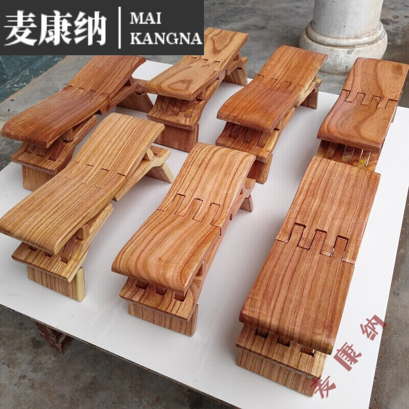 虞萌馨迪鲁班凳 瞎掰板凳瞎掰凳实木凳便携钓鱼凳折叠纯手工传统工艺