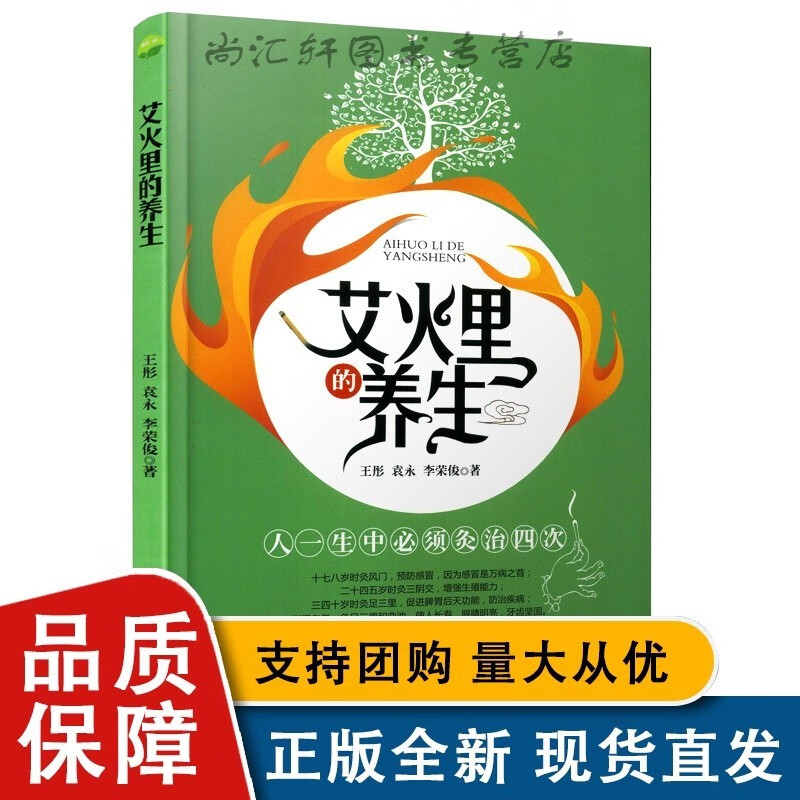 西安交通大学全新 艾火里的养生 艾灸中医养生 彤 袁永 李荣俊著