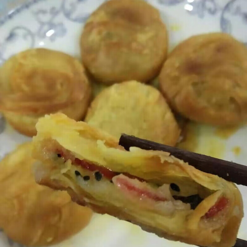 5折 车轮饼大酥饼徐州宿迁埠子泗洪特产手工制作酥软香甜 650g