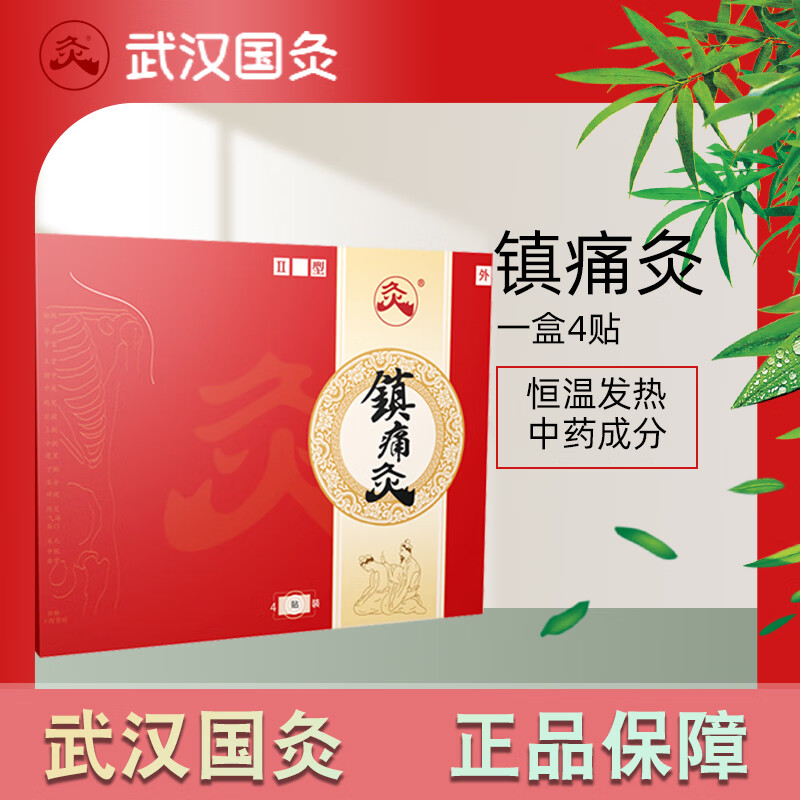 武汉国灸灸腰痛灸颈痛灸强肾灸灸灸艾针灸tthmk 强肾灸4贴/盒