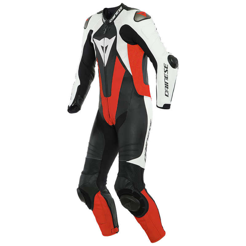 DAINESE/丹尼斯 LAGUNA SECA 5連體摩托車騎行服男機(jī)車服賽車服騎行裝備 N32/黑-白-紅 54