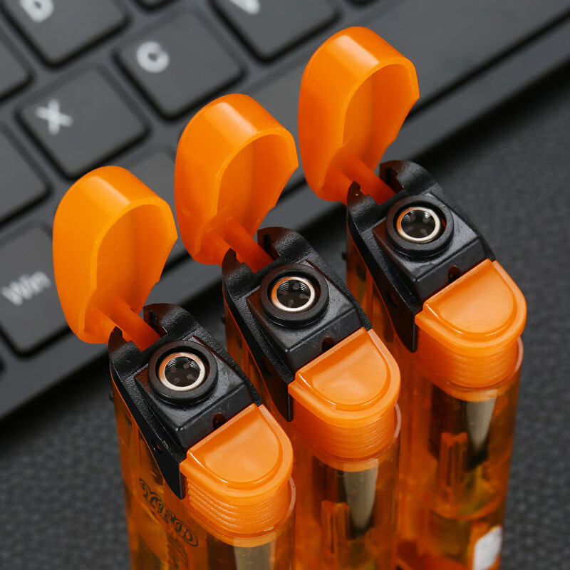个性塑料翻盖透明防风可充气led灯打火机一次性广告定制订做印字 818
