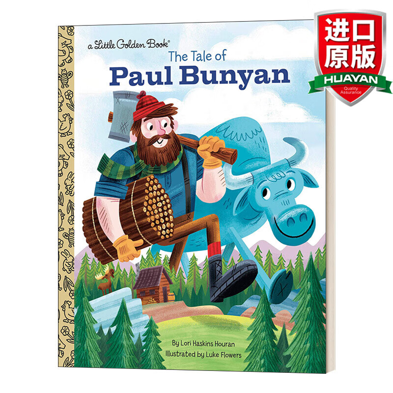 of paul bunyan little golden book 英文原版绘本 保罗·班扬的故事