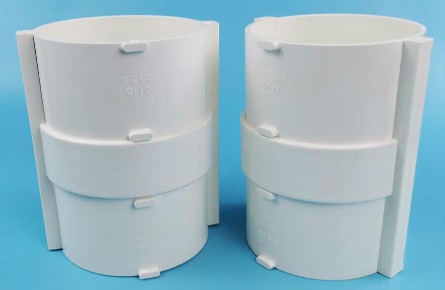 哩嗹啰嗹110pvc排水管活接头直接无台阶下水管修补漏片维修分体式伸缩